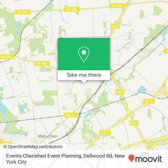 Mapa de Events Cherished Event Planning, Dellwood Rd