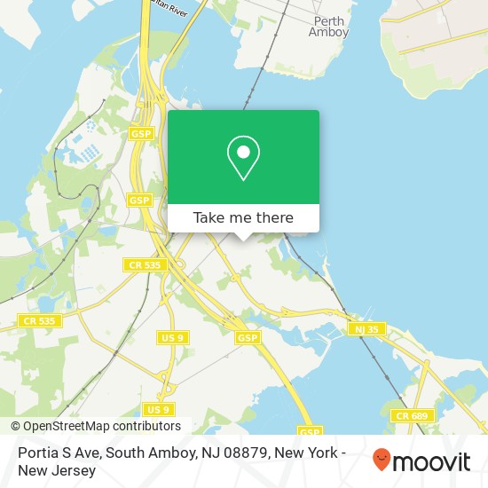 Portia S Ave, South Amboy, NJ 08879 map