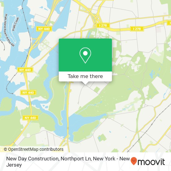 Mapa de New Day Construction, Northport Ln