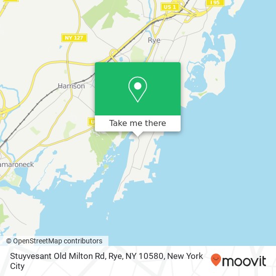 Mapa de Stuyvesant Old Milton Rd, Rye, NY 10580