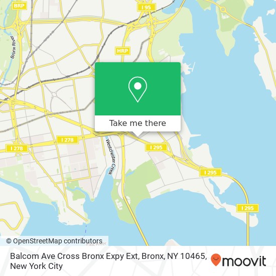 Mapa de Balcom Ave Cross Bronx Expy Ext, Bronx, NY 10465
