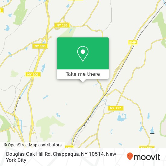 Douglas Oak Hill Rd, Chappaqua, NY 10514 map