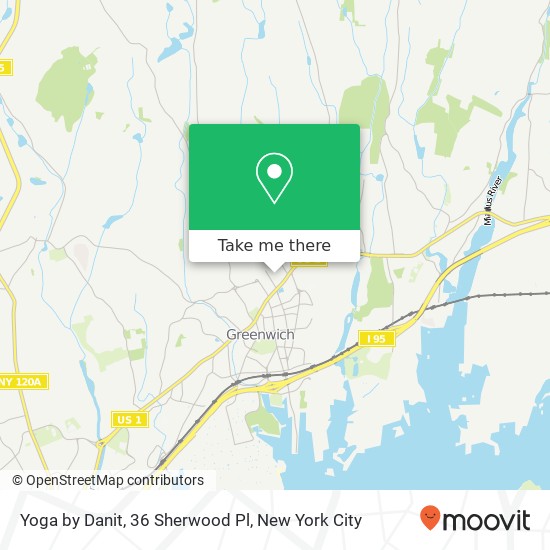 Yoga by Danit, 36 Sherwood Pl map