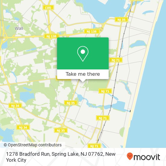 1278 Bradford Run, Spring Lake, NJ 07762 map