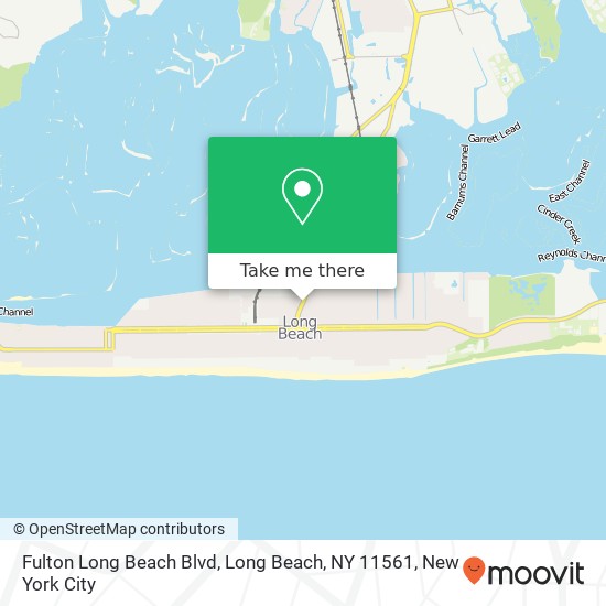 Fulton Long Beach Blvd, Long Beach, NY 11561 map