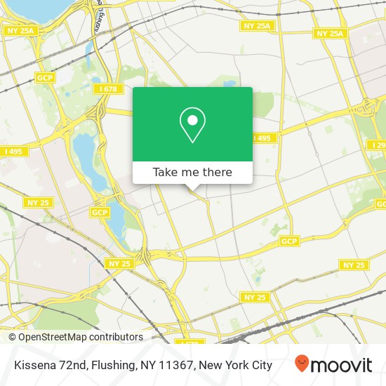 Mapa de Kissena 72nd, Flushing, NY 11367