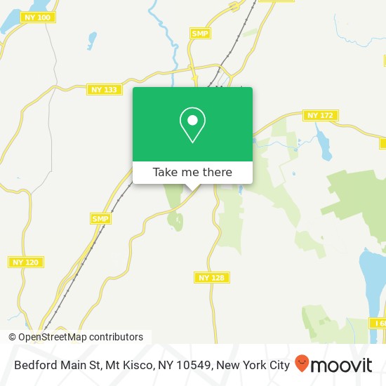 Mapa de Bedford Main St, Mt Kisco, NY 10549