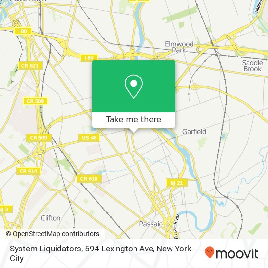 Mapa de System Liquidators, 594 Lexington Ave
