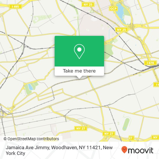 Jamaica Ave Jimmy, Woodhaven, NY 11421 map