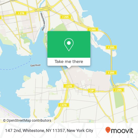 Mapa de 147 2nd, Whitestone, NY 11357