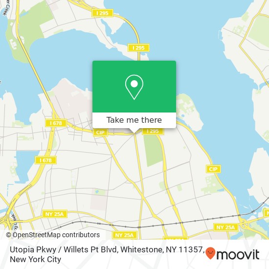 Utopia Pkwy / Willets Pt Blvd, Whitestone, NY 11357 map