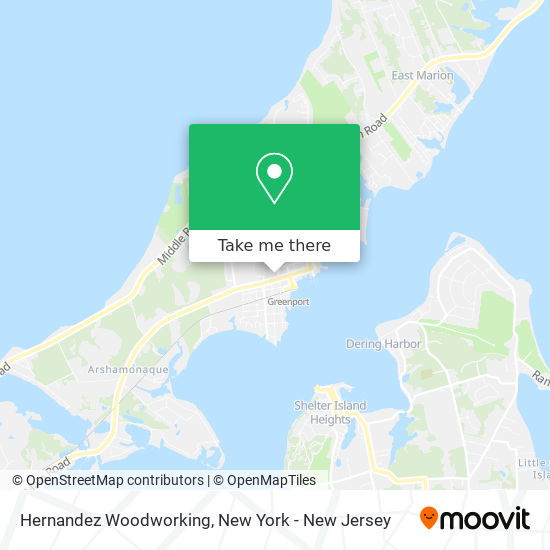 Hernandez Woodworking map