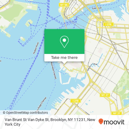 Van Brunt St Van Dyke St, Brooklyn, NY 11231 map