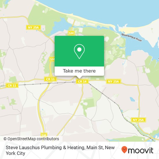 Steve Lauschus Plumbing & Heating, Main St map