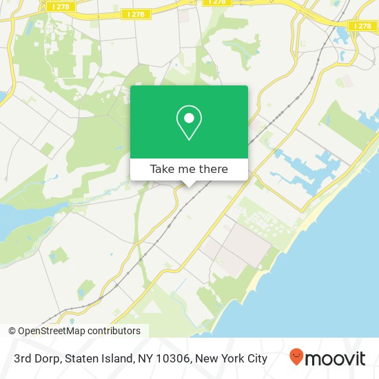 Mapa de 3rd Dorp, Staten Island, NY 10306