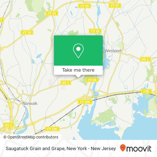Saugatuck Grain and Grape map
