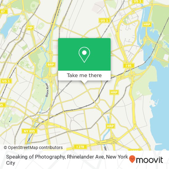 Mapa de Speaking of Photography, Rhinelander Ave