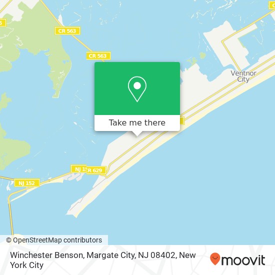 Winchester Benson, Margate City, NJ 08402 map