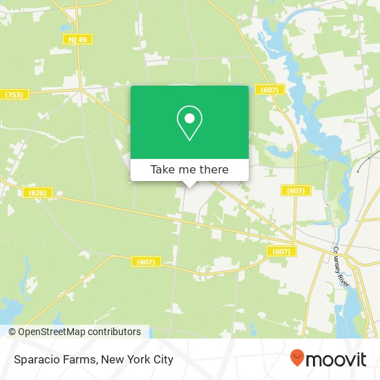 Mapa de Sparacio Farms