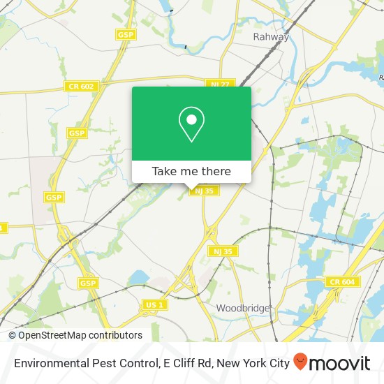 Environmental Pest Control, E Cliff Rd map