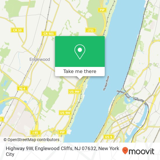 Highway 9W, Englewood Cliffs, NJ 07632 map