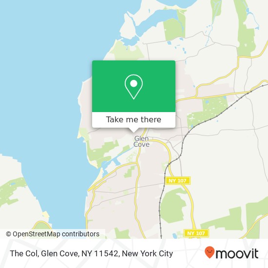 The Col, Glen Cove, NY 11542 map