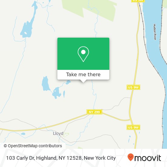 103 Carly Dr, Highland, NY 12528 map