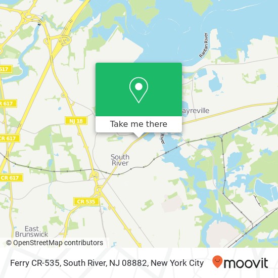 Ferry CR-535, South River, NJ 08882 map