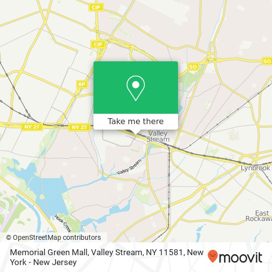 Memorial Green Mall, Valley Stream, NY 11581 map