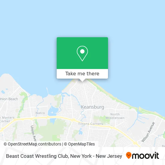 Beast Coast Wrestling Club map