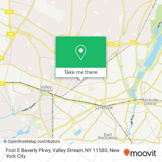 Fost E Beverly Pkwy, Valley Stream, NY 11580 map