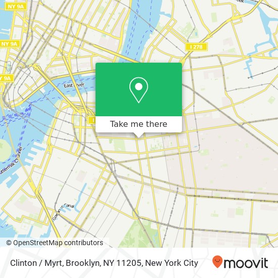 Clinton / Myrt, Brooklyn, NY 11205 map