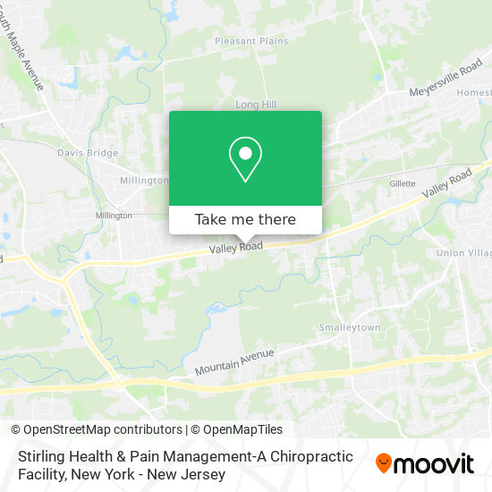 Stirling Health & Pain Management-A Chiropractic Facility map