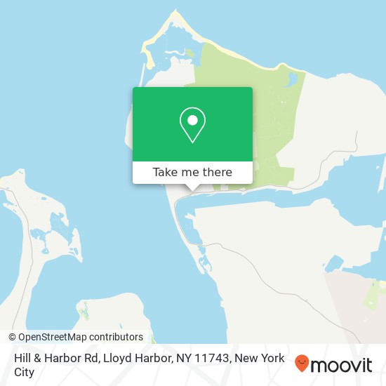 Mapa de Hill & Harbor Rd, Lloyd Harbor, NY 11743