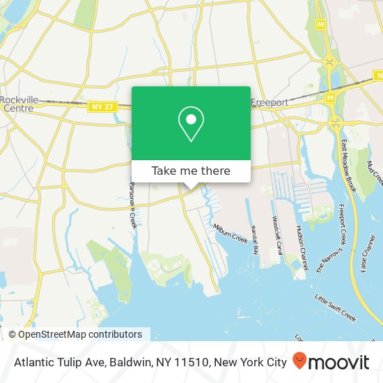 Atlantic Tulip Ave, Baldwin, NY 11510 map
