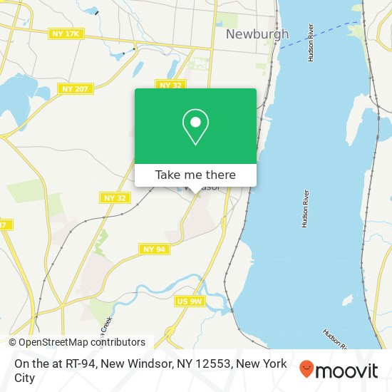 Mapa de On the at RT-94, New Windsor, NY 12553