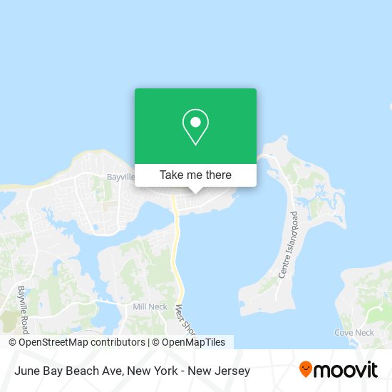 June Bay Beach Ave map