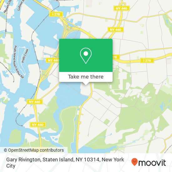 Gary Rivington, Staten Island, NY 10314 map