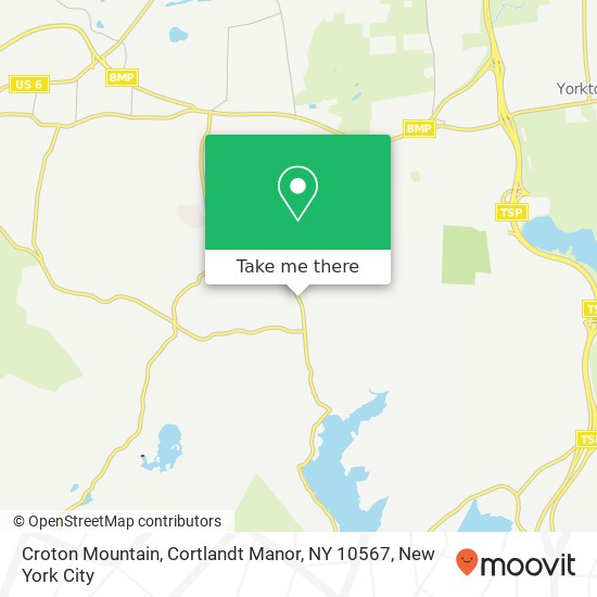 Mapa de Croton Mountain, Cortlandt Manor, NY 10567