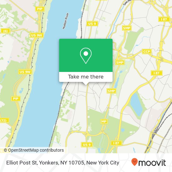 Elliot Post St, Yonkers, NY 10705 map