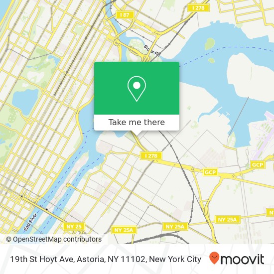 19th St Hoyt Ave, Astoria, NY 11102 map