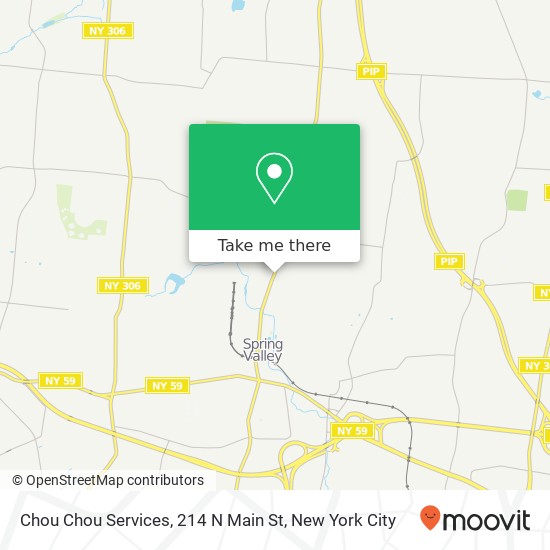 Chou Chou Services, 214 N Main St map