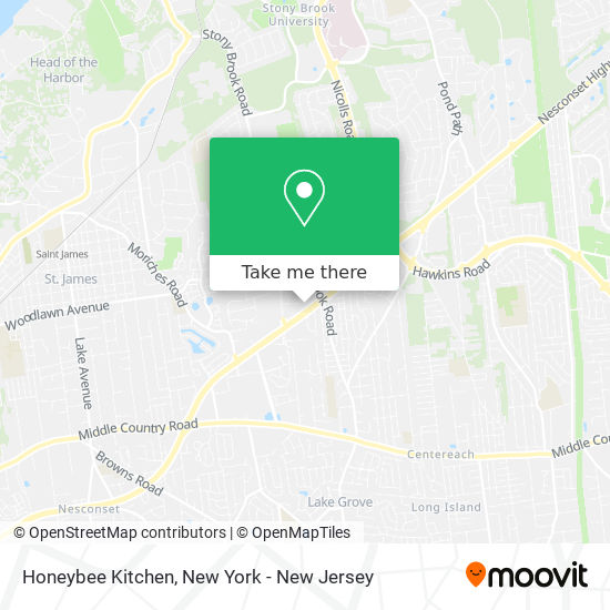 Mapa de Honeybee Kitchen