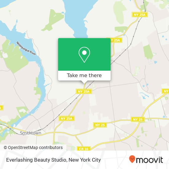 Everlashing Beauty Studio map