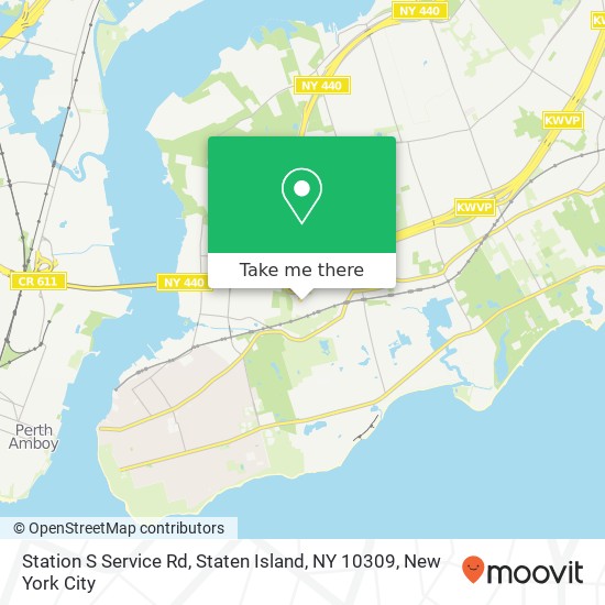 Station S Service Rd, Staten Island, NY 10309 map