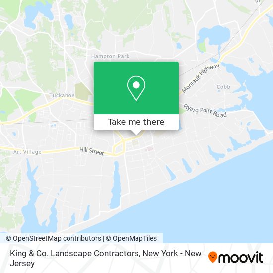 King & Co. Landscape Contractors map