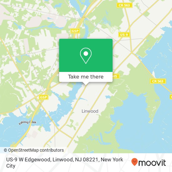 US-9 W Edgewood, Linwood, NJ 08221 map