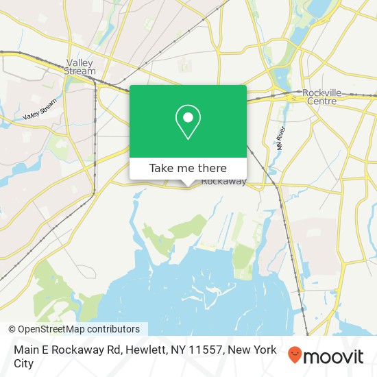 Main E Rockaway Rd, Hewlett, NY 11557 map