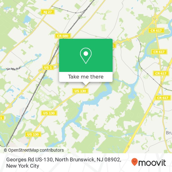 Georges Rd US-130, North Brunswick, NJ 08902 map
