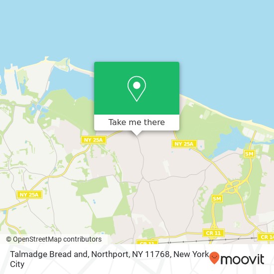 Talmadge Bread and, Northport, NY 11768 map